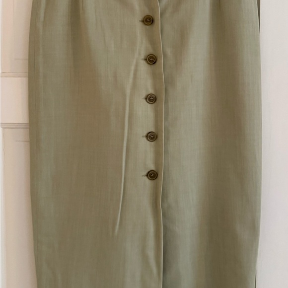 Mondi Dresses & Skirts - Mondi Olive Button-Front Pencil Skirt